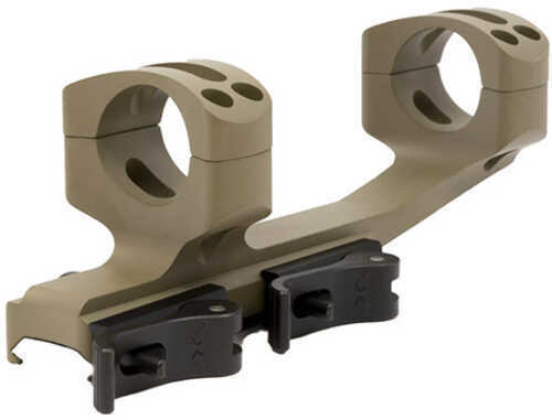 Warne Scope Mounts Extended SKEL One Piece AR-15 Skeletonized 34mm QD FDE